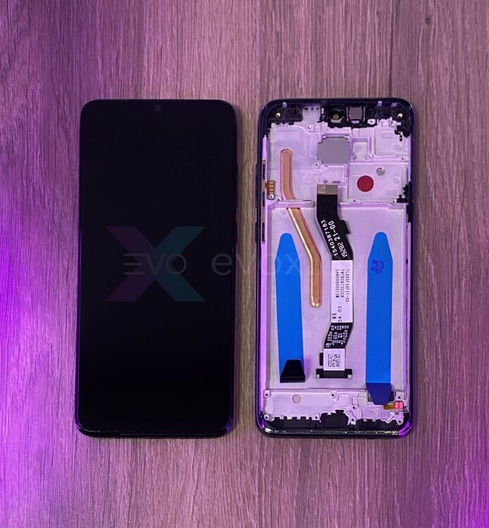 Дисплей Xiaomi Redmi Note 8 Pro / M1906G7T - OR (в рамке) (чёрный)