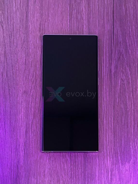 Дисплей Samsung S23 Ultra / S918B - сервисный оригинал в рамке (фиолетовый)
