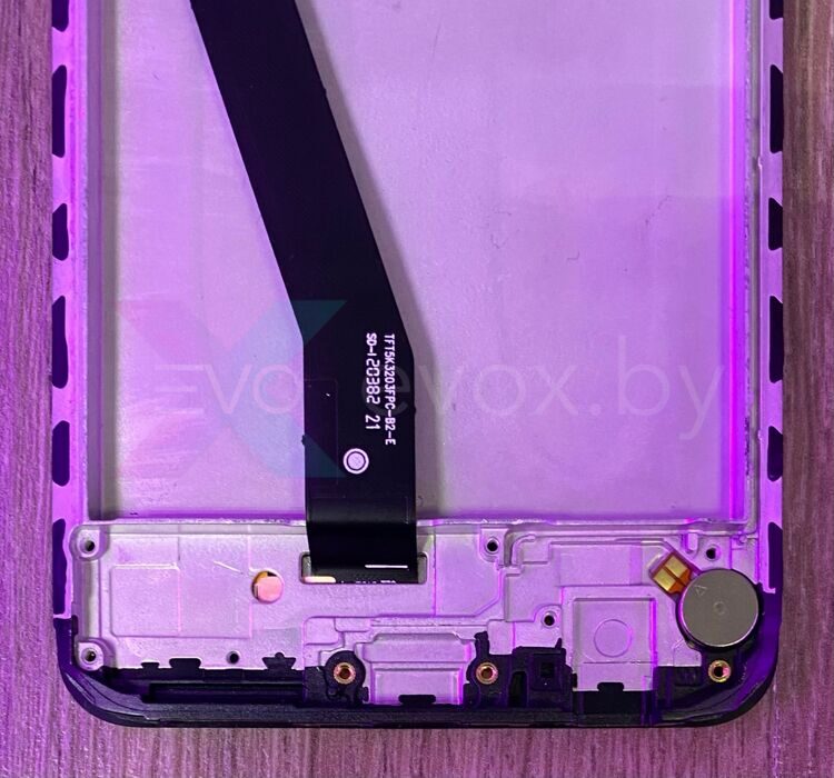 Дисплей Xiaomi Redmi Note 9 / Redmi 10X / M2003J15SG / M2003J15SC - OR (в рамке) (чёрный)